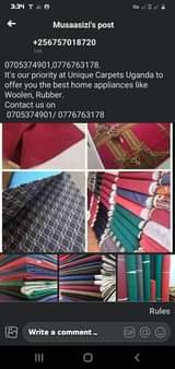 A picture of Galaxy soft carpets 0703836818 0776763178