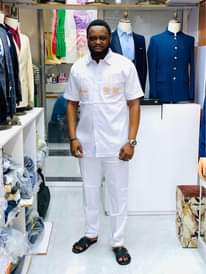 A picture of Blackmen suits Made in Turkey Available size 3242 At kariakoo