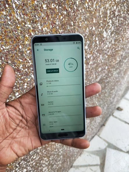 A picture of Aquos sense 3 plus