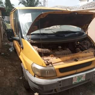 A picture of Ford transit bus