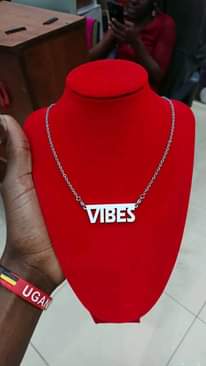 A picture of Customised 3d Name necklaces Call or whatsapp us 0703149812