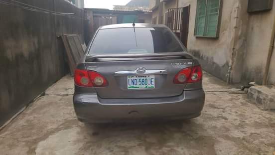 A picture of Nigeria used Toyota Corolla 2005 Location Lagos Price 3M Contact