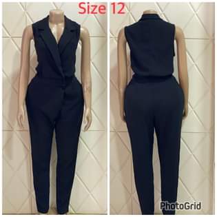 A picture of Jumpsuits available at 50k 70k. Whatsapp or call 0706620111. Ntinda.