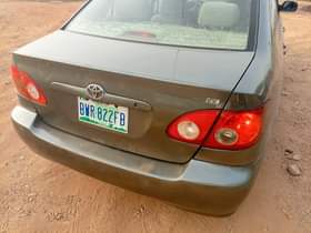 A picture of Distress two beautiful Corolla 03 04 model the two is