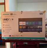 A picture of Hisense 55 inches smart 4k UHD tv at Shs 1