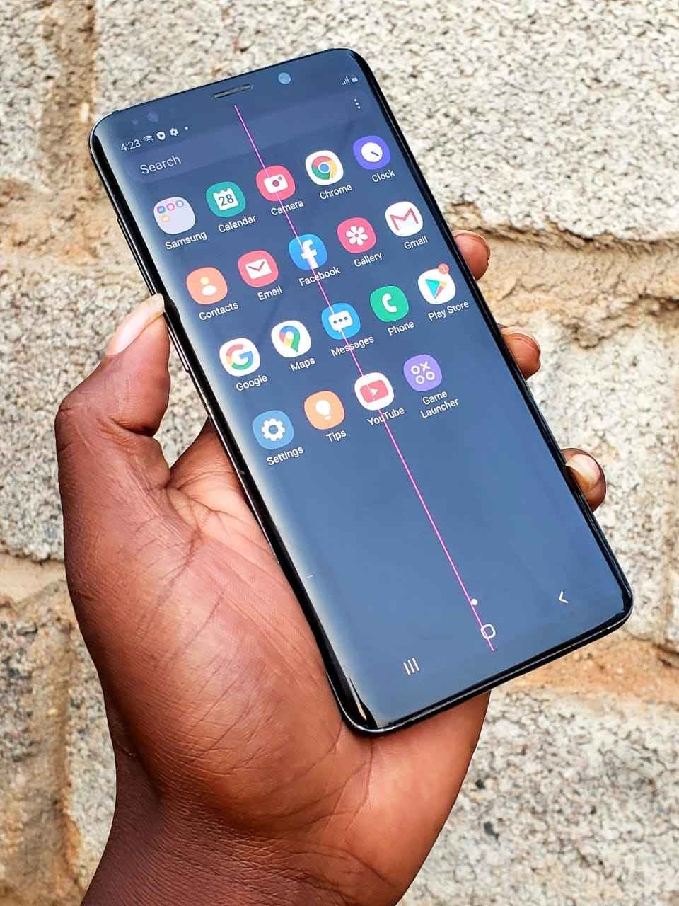 A picture of Samsung S9 plus