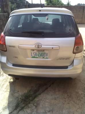 A picture of FOR SALE A fairly used Toyota Matrix 04 Features Fairly