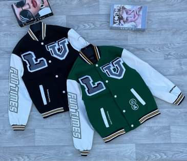 A picture of College varsity Jackets