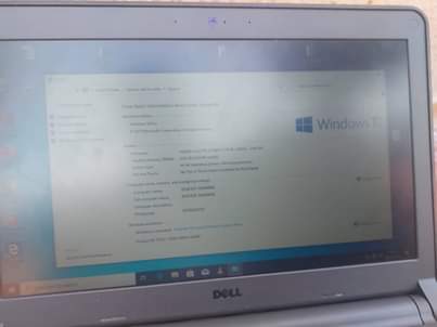 A picture of Slim dell laptop