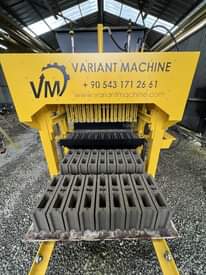 A picture of Second Hand 5 Per Press Concrete Brick Machine Copmlete Set