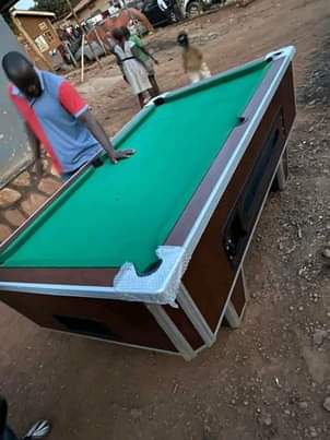 A picture of New and used commercial pooltables as well as repairs