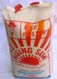 A picture of BAGS OF RICE FOR SALE Contact Ademola Grace ON 09044842377