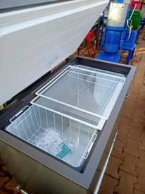 A picture of 1 WEEK USED 400 LTRS HISENSE DEEP FREEZER