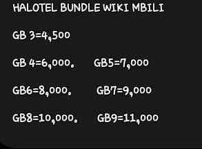 A picture of Kwa watumiaji wa halotel bundle zenu hizo hapo mnaungiwa mnalipia