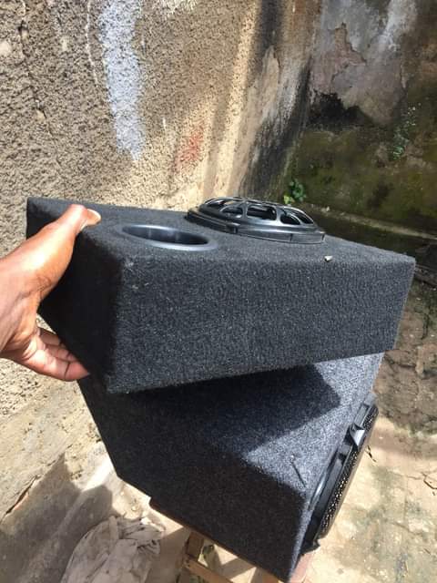 A picture of Under seat car woofer