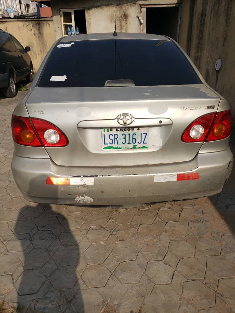 A picture of First body Toyota corolla 2004 with sound engine gear ac