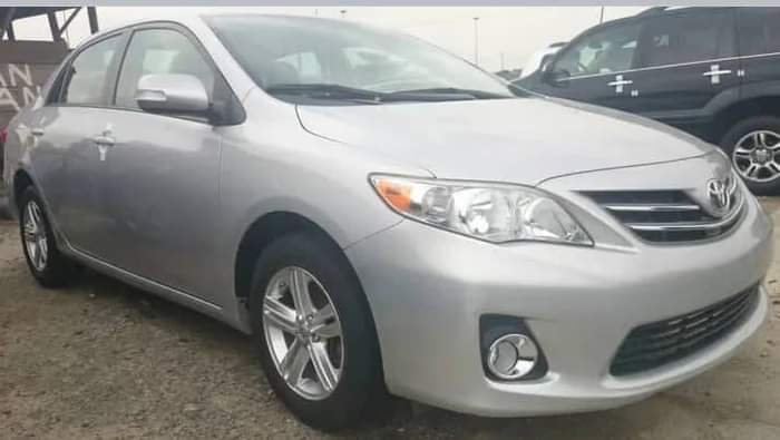 A picture of TOKUNBO Toyota corolla LE YEAR MODEL 2012 TRANSMISSION Automatic CONDITION