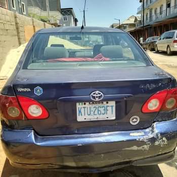 A picture of Toyota Corolla 2007 registered 09066107030 