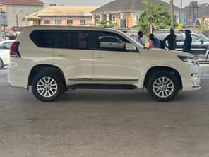A picture of 5 months used 2018 Toyota Prado upgraded to 2020 model