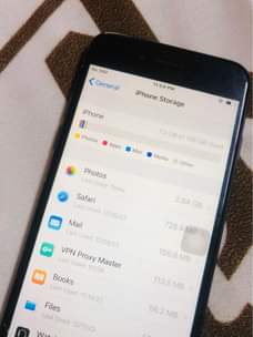 A picture of iPhone 7plain