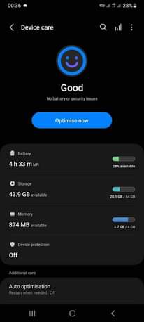 A picture of SAMSUNG GALAXY A12 MPYA BADO