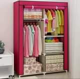 A picture of 3 column Plastic wooden closets