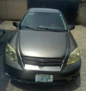 A picture of Toyota Matrix 2007 Model 100 First body paint Colour Grey