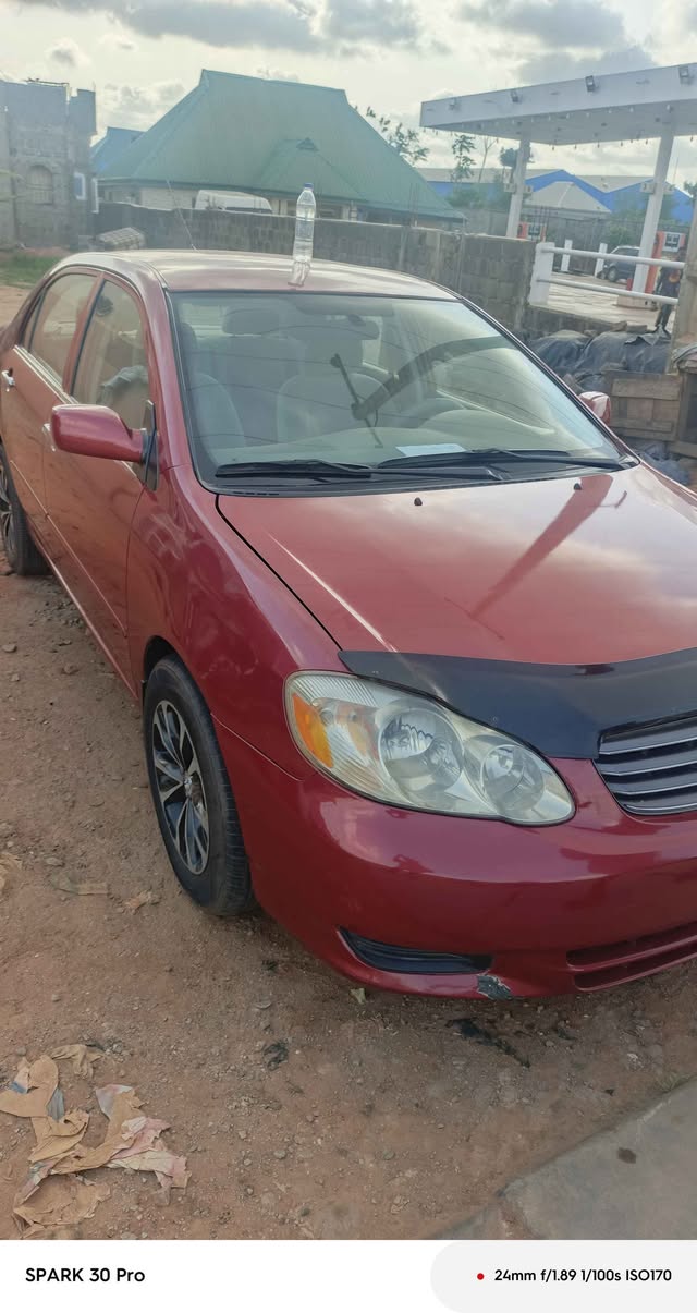 A picture of Toyota corolla
