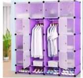 A picture of 4 column plastic wardrobes closets