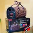 A picture of Air fryer pressure cooker and the speaker