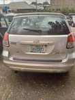 A picture of Toks standard Toyota matrix XR with Android screen everything intact