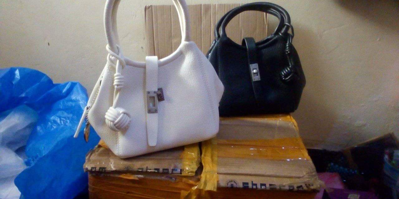 A picture of Pure leather handbags