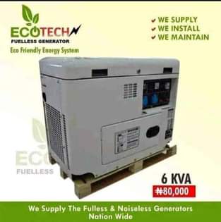 A picture of Ecotech fuelless Noiseless Generator 