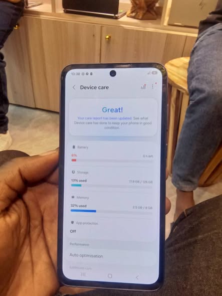 A picture of Samsung A55 5g