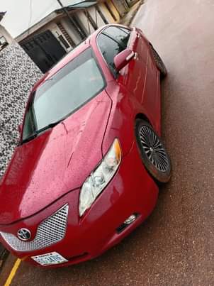 A picture of Toyota Camry 08. Some part bake on first body. Absolutely