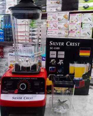 A picture of HEAVY DUTY blender 2 in 1 silver crest