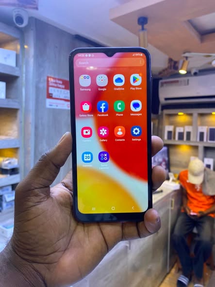 A picture of Samsung A14 128GB Price 165 000 K koo infinix tower