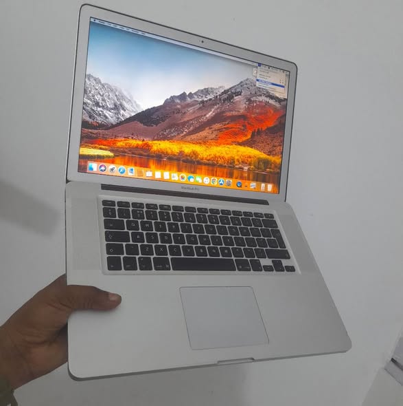 A picture of macbook pro core i7 slim laptop