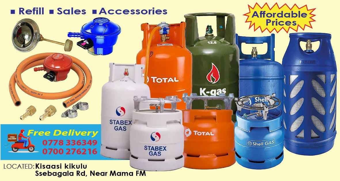 A picture of Gas accessories refill and full good