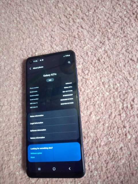 A picture of Sumsung A21s 64gb 4ram
