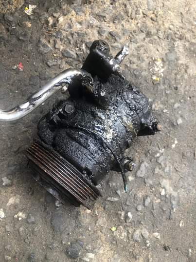 A picture of Inbox me for your car A C compressor WhatsApp or