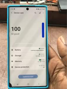 A picture of Samsung Note 10