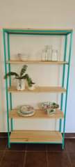 A picture of Iron Wooden Shelve