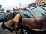 A picture of Lexus Rx 300 for sale Note the conditions battery is