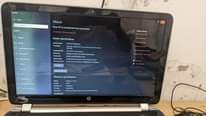 A picture of HP pavilion laptop AMD A8 WITH RADEON GRAPHICS RAM 8
