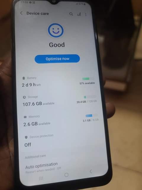 A picture of Samsung A04 6GB RAM 128GB