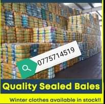 clothing bales