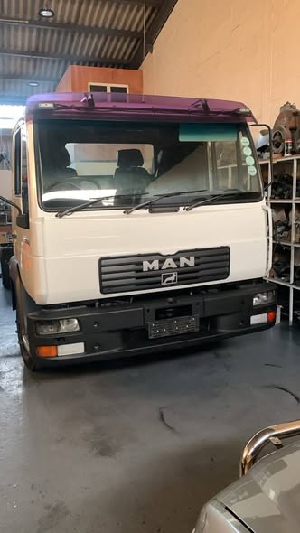 man truck