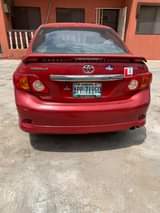A picture of Fresh Register Toyota Corolla 2010