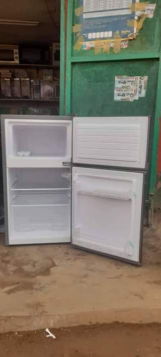 A picture of Hisense double door fridge on sale 440k